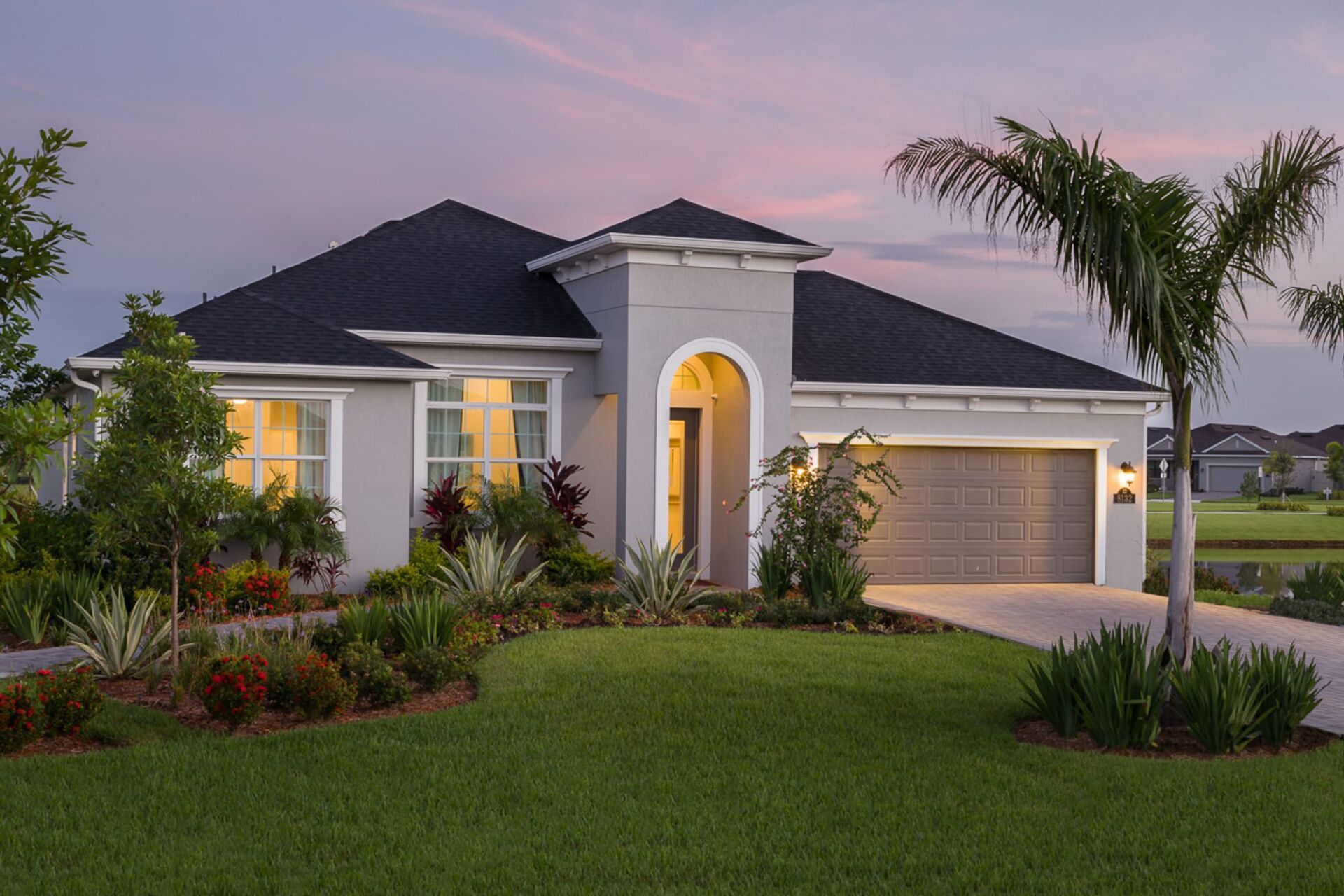 Exterior Foam and stone design