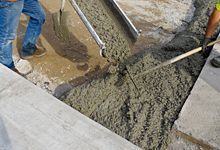 concrete pouring