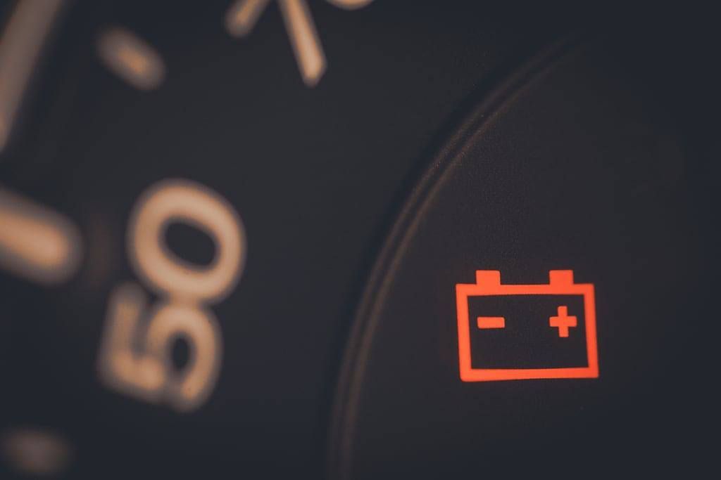 Battery indicator on dashboard