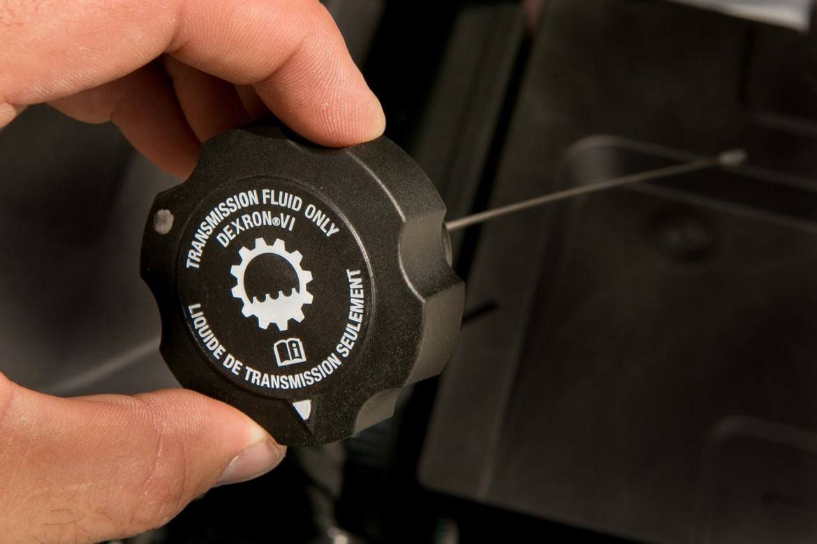 Transmission fluid checker