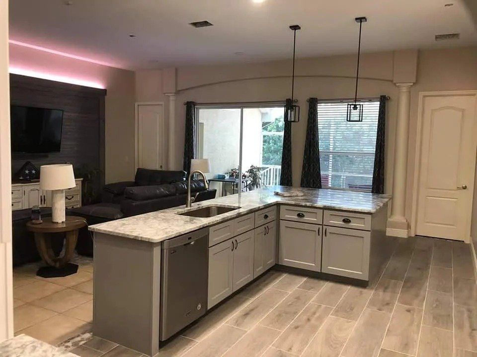 Cabinet and countertop works