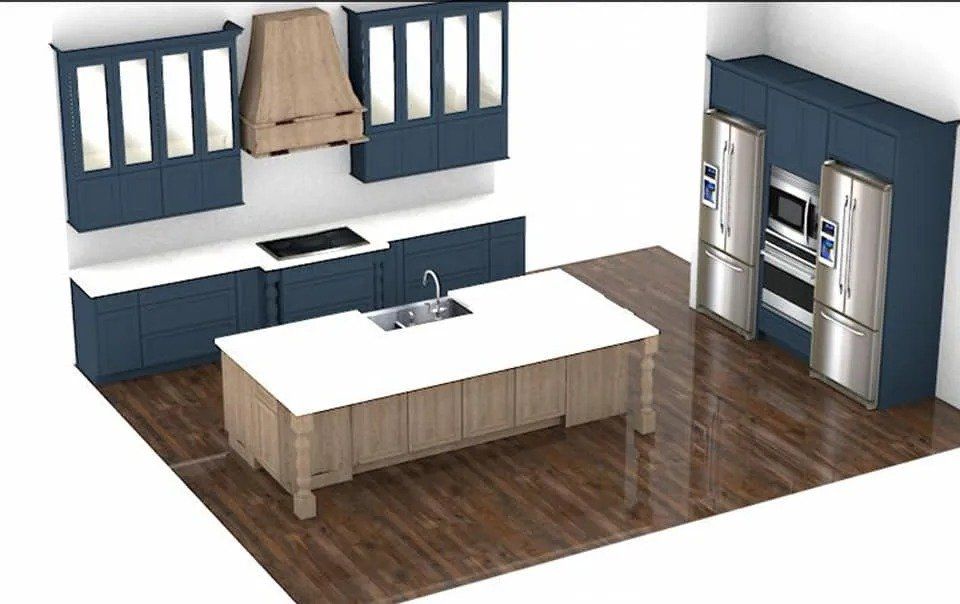 Cabinet and countertop model