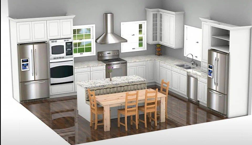 Cabinet and countertop model