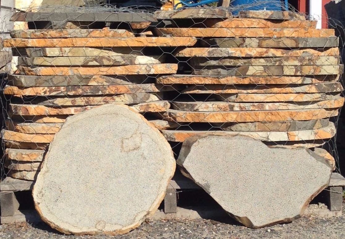 Bush-Hammered Basalt Pavers