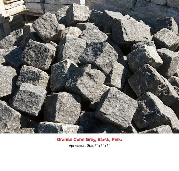 Granite Cubes - Black