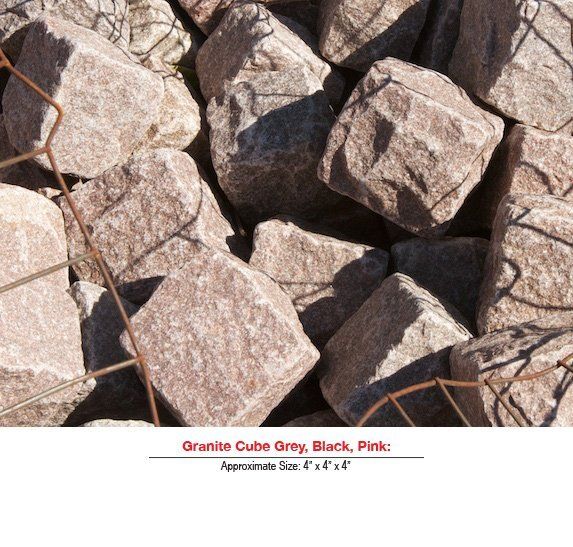 Granite Cubes - Pink