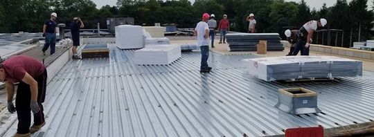 Commercial roofing installations