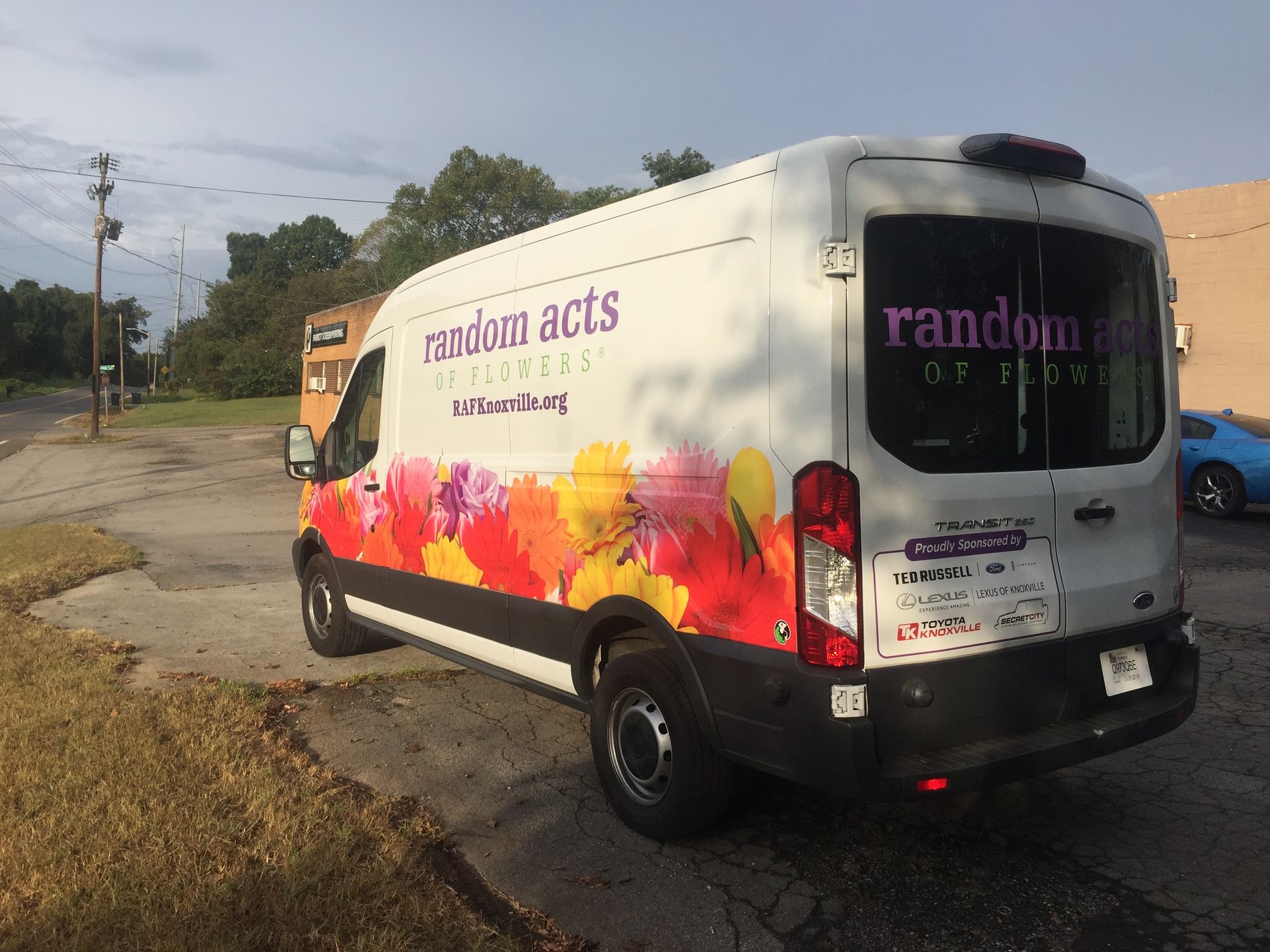 Random Acts vehicle wrap