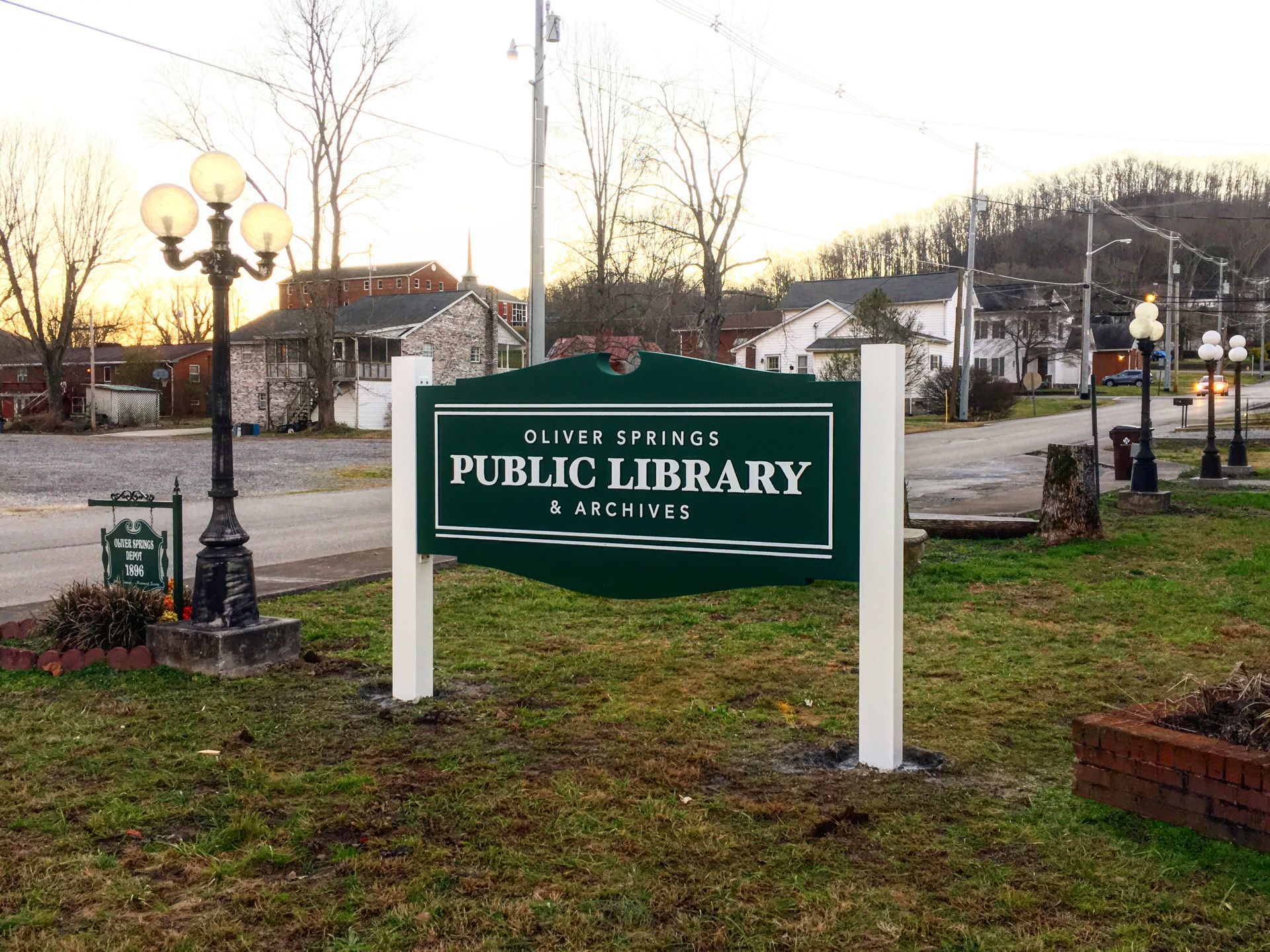 Public Library signage