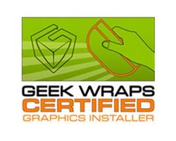 Geek Wraps Certified Graphics Installer Logo