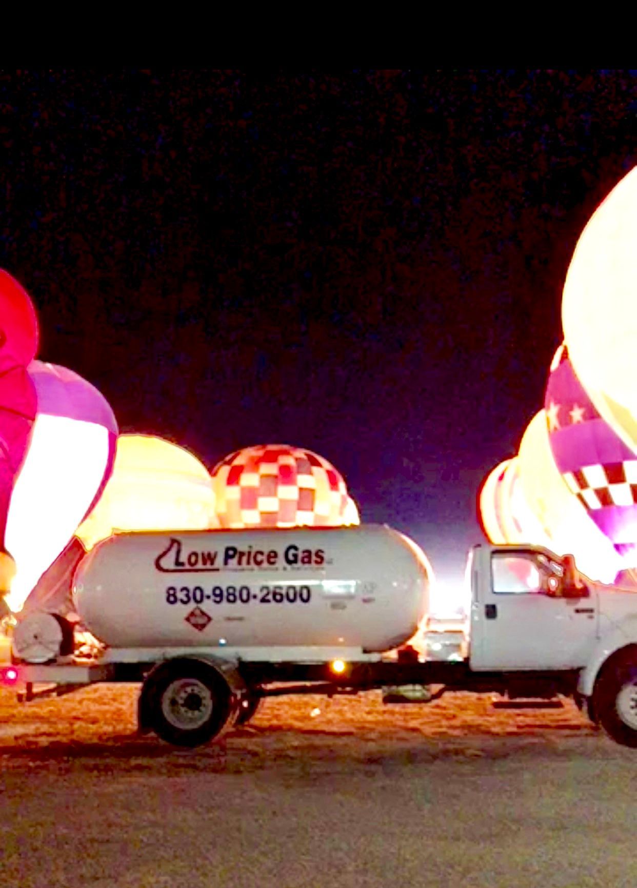 White water truck with 