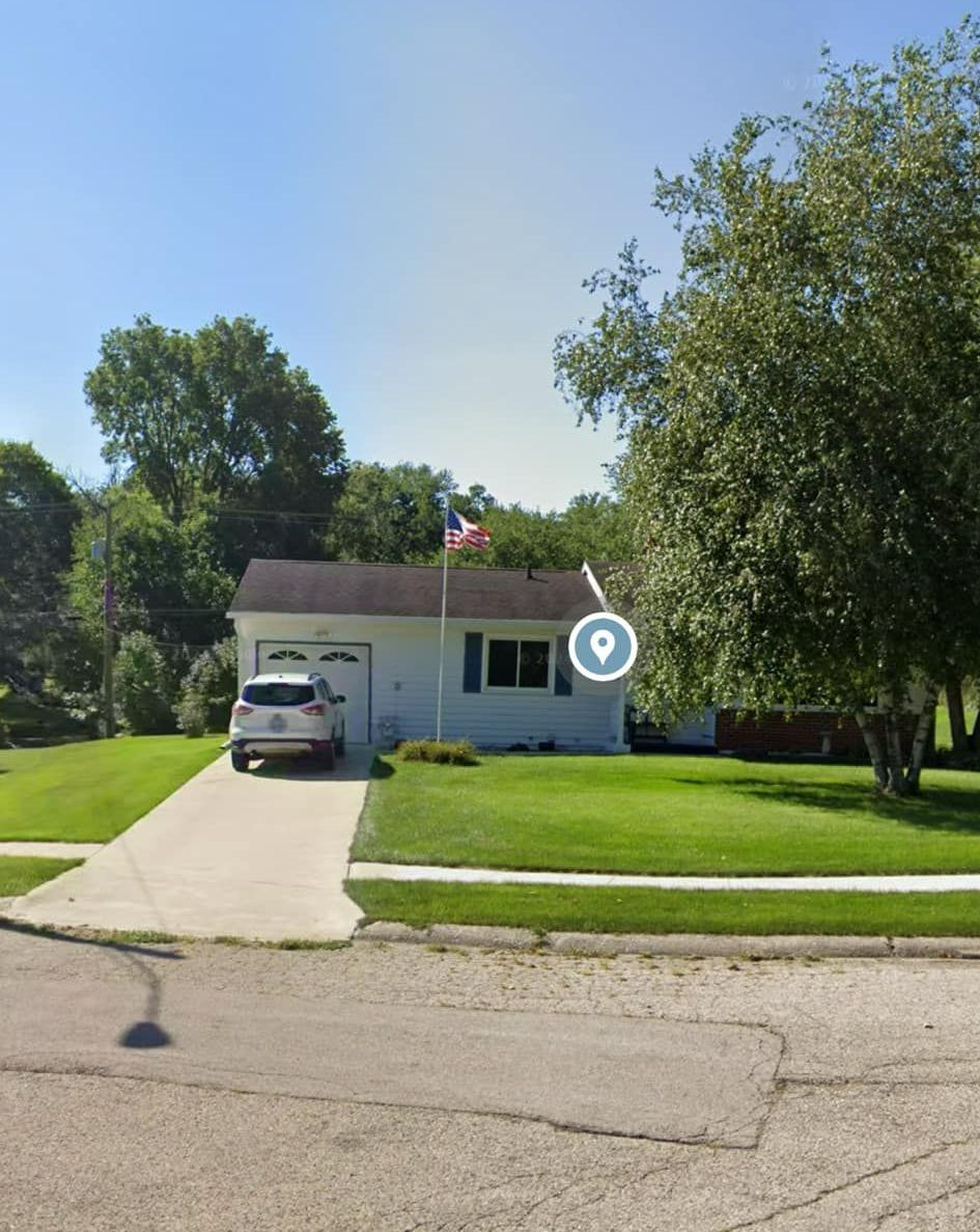 A google maps screenshot of a house with a car parked in the driveway.