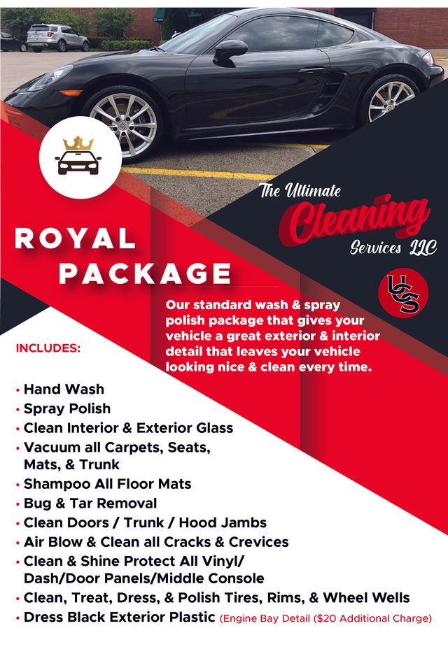 Auto detailing mobile car wash interior cleaning