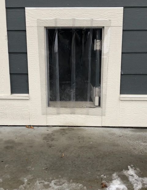 Custom dog door