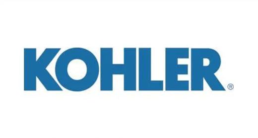 KOHLER logo in blue text on a white background