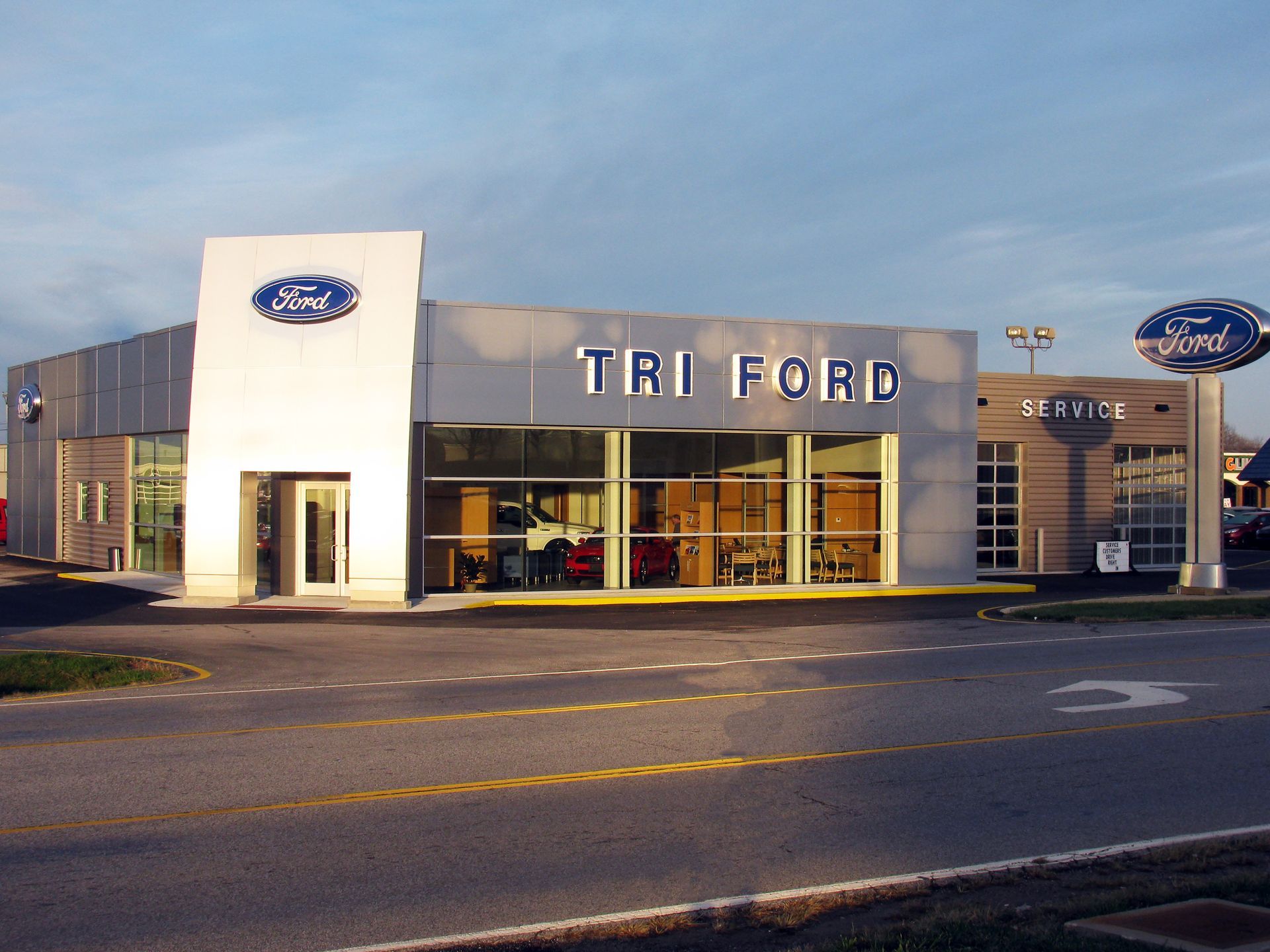A ford dealership called the tri ford