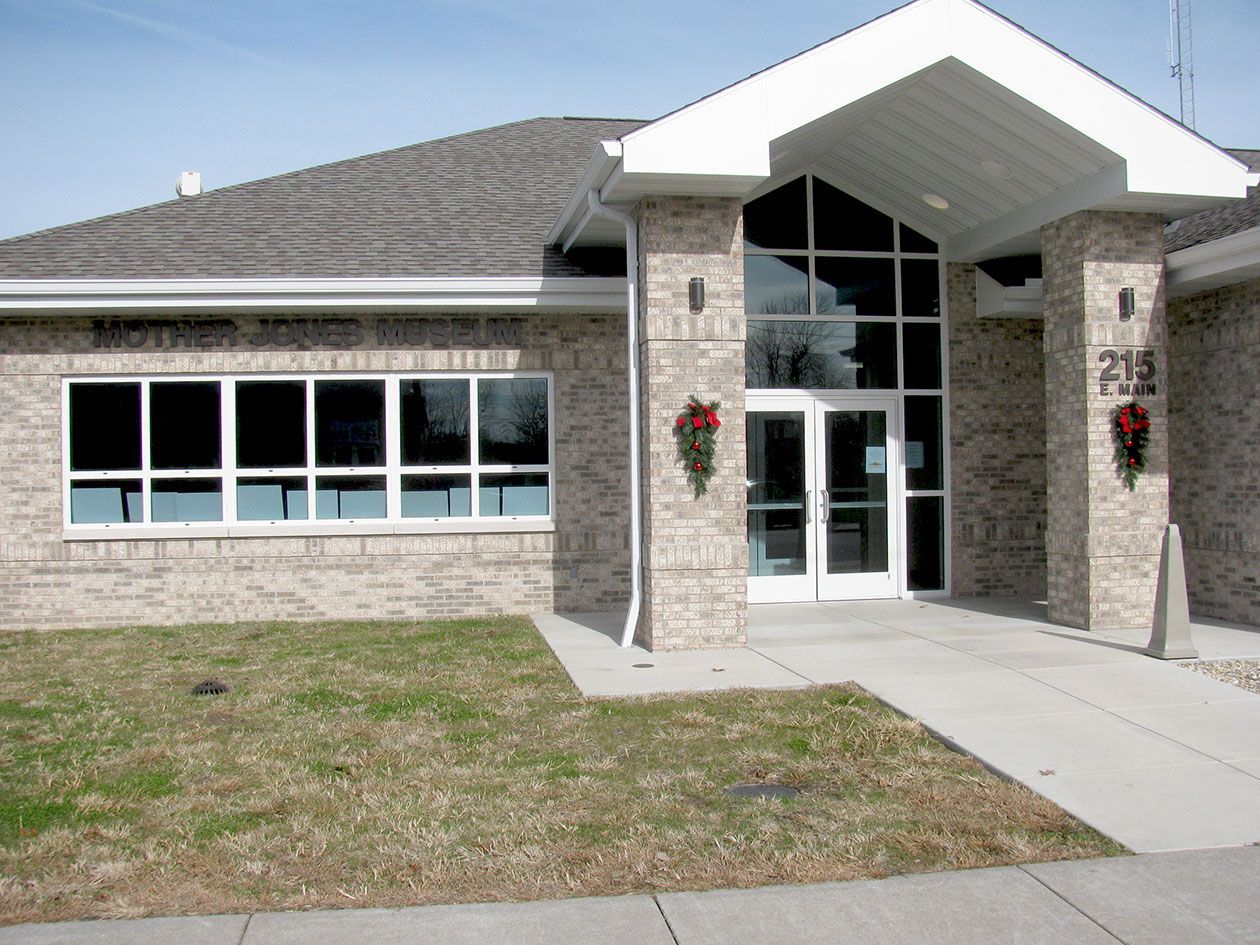 A brick building with the number 219 on it