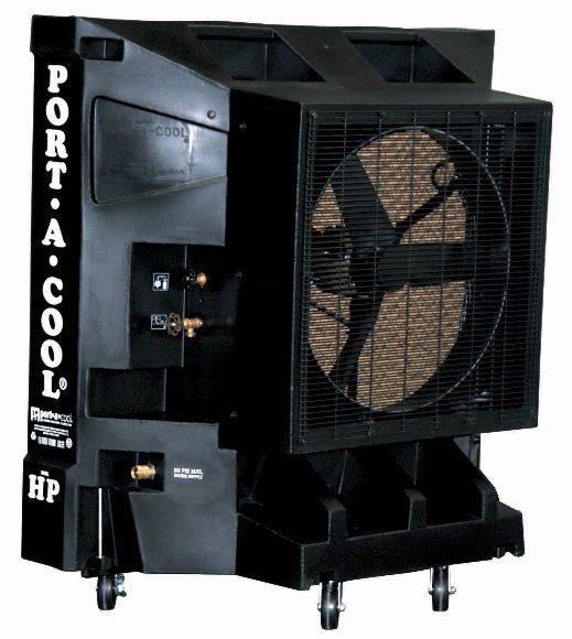 Portable evaporative cooler