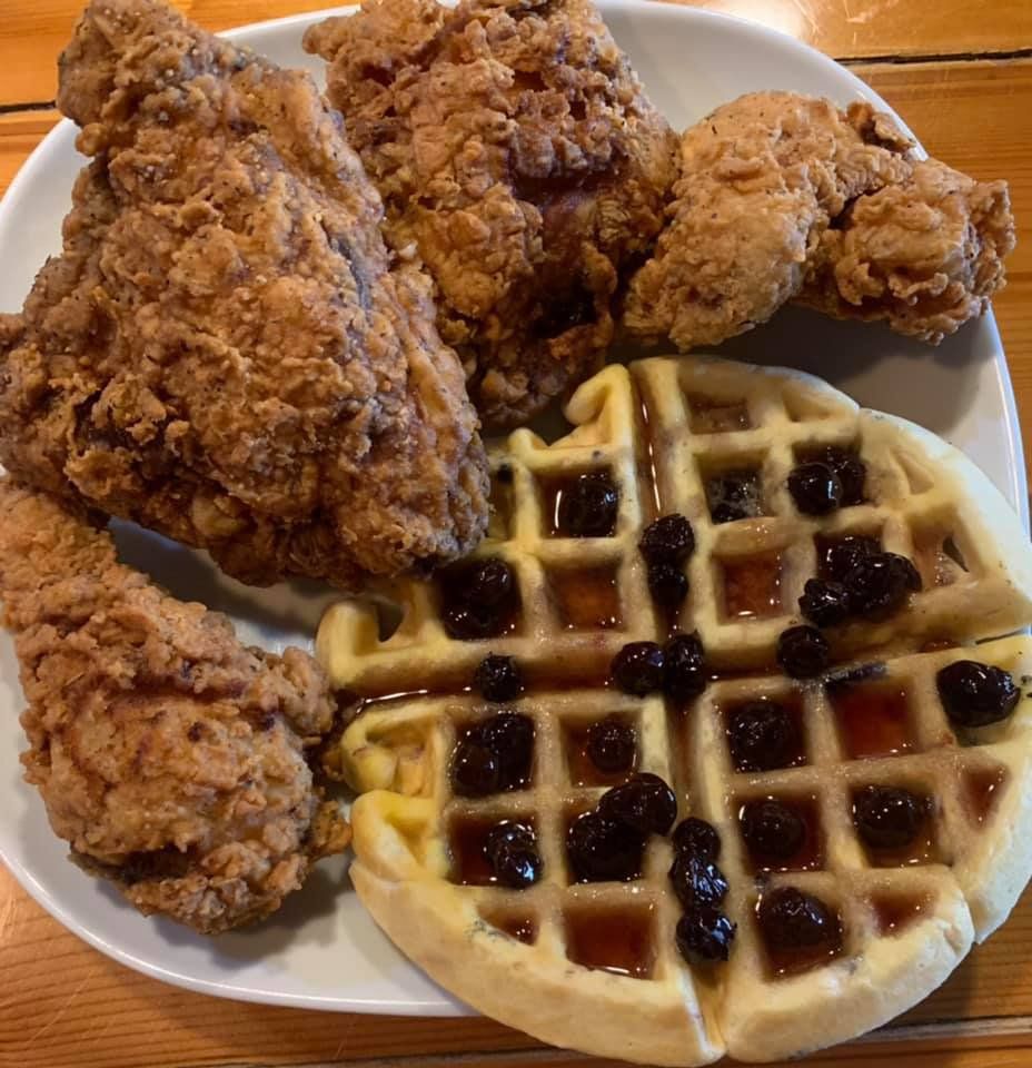Chicken and waffle