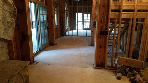 Basement and deck remodel