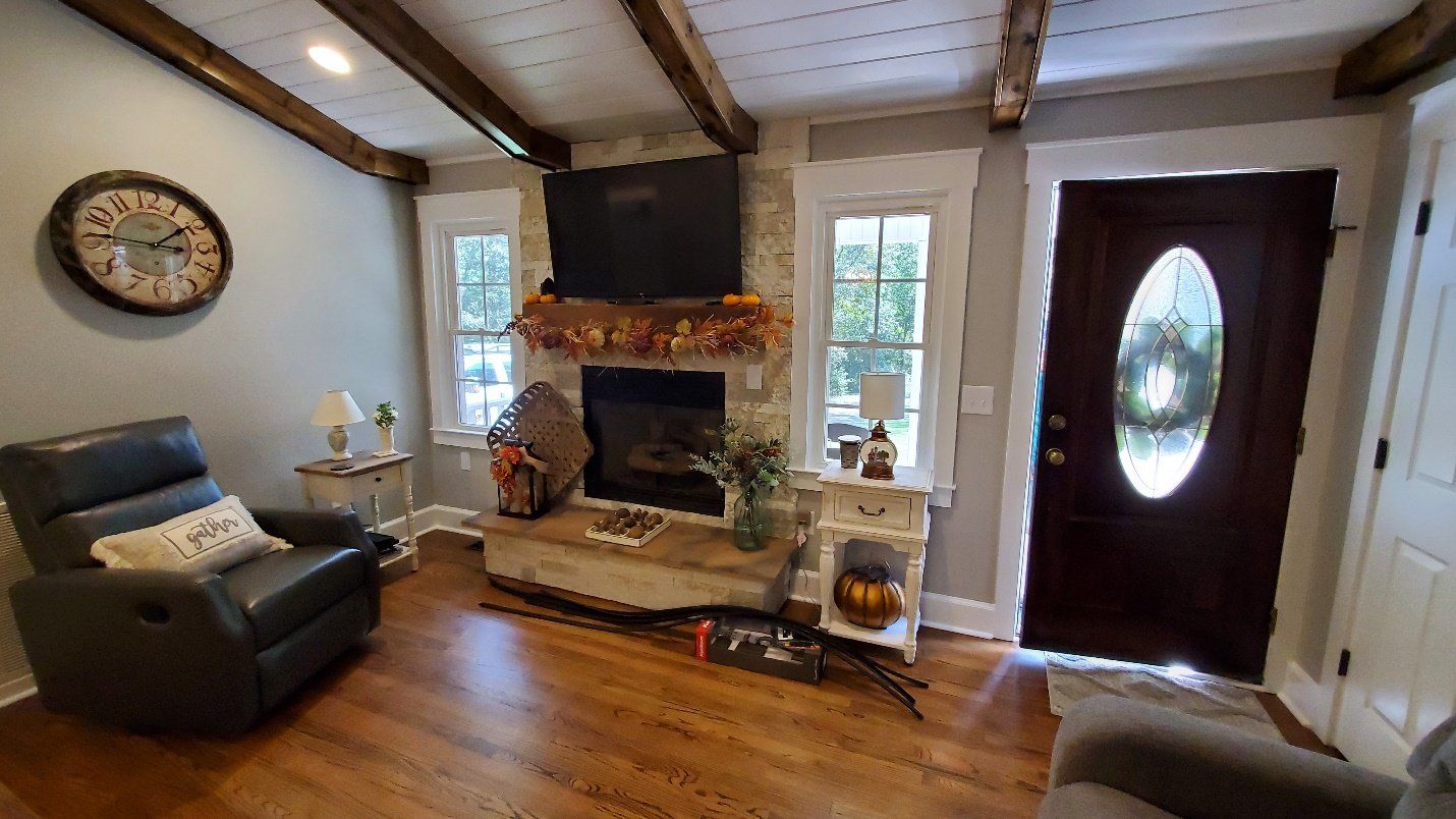 living area renovation