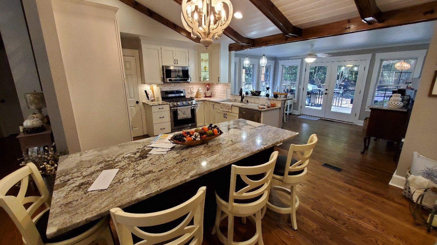 dining and kitchen renovation