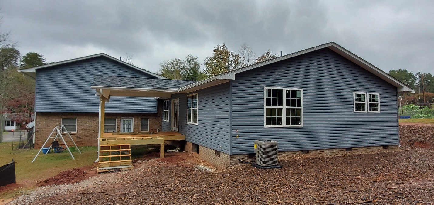 master suite and living room addition