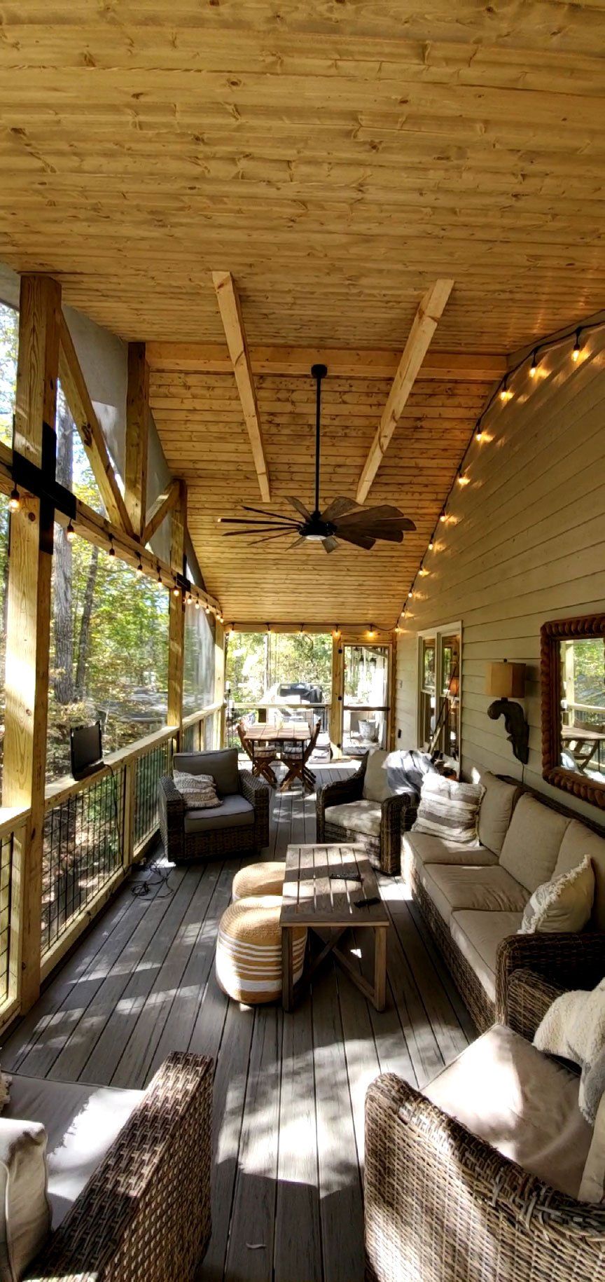 cozy porch interiors