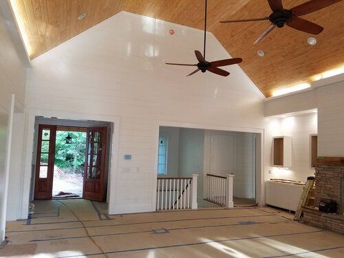 New mountain lake home