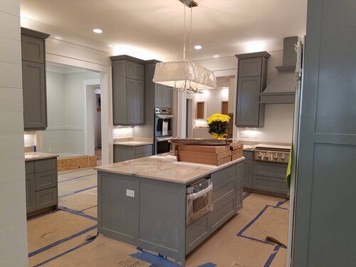 New mountain lake home