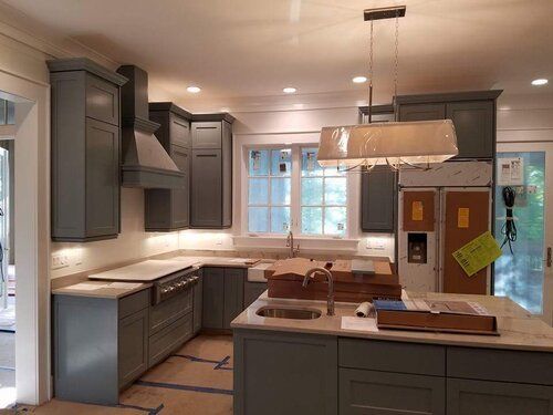 New mountain lake home