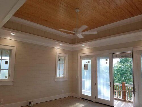 New mountain lake home