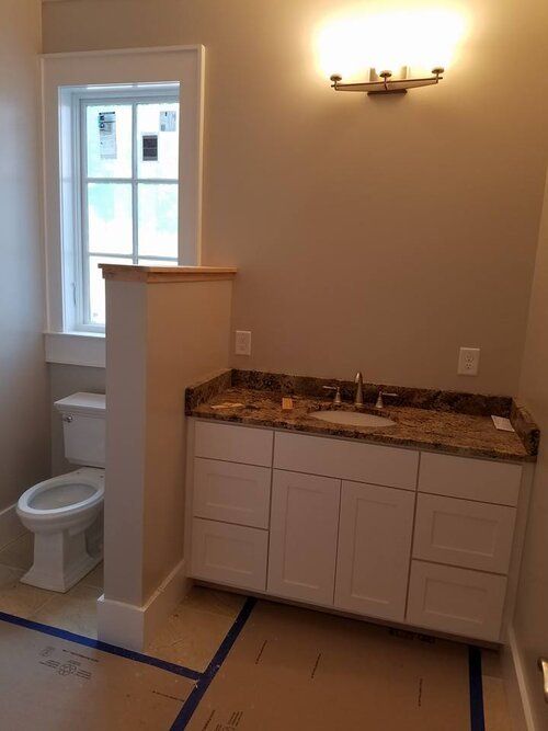 New mountain lake home