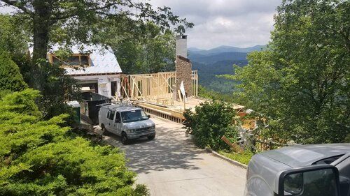 Highlands NC major home remodel