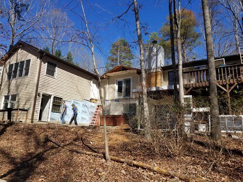 Living room and carport addition
