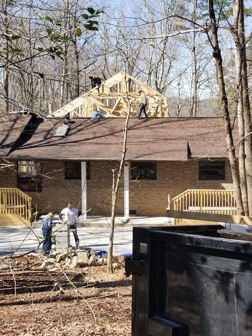 Living room and carport addition