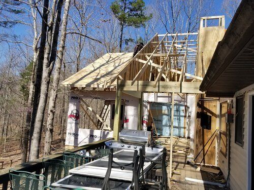Living room and carport addition