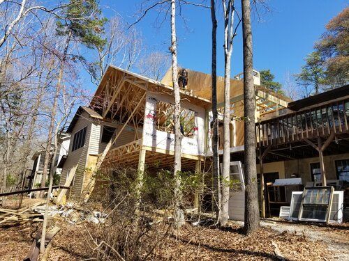 Living room and carport addition