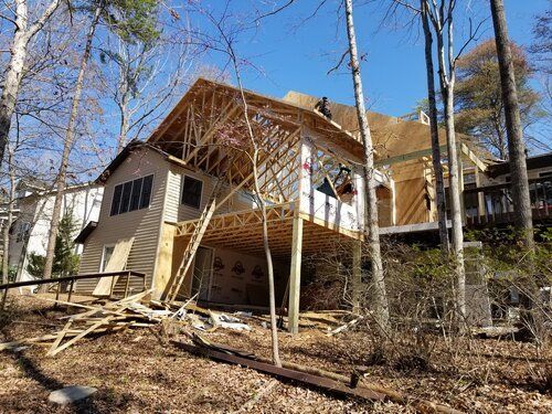 Living room and carport addition