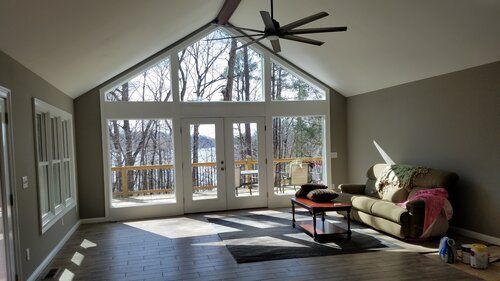 Living room and carport addition