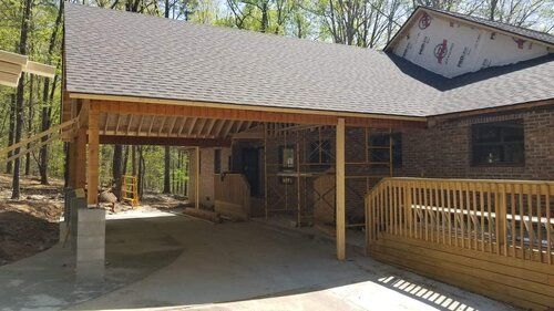 Living room and carport addition