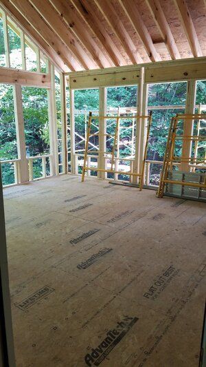 Sun room and office addition