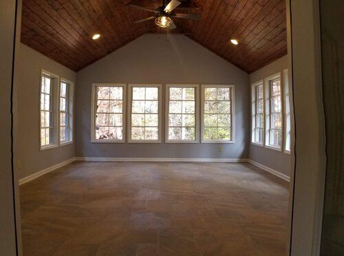 Sun room and office addition