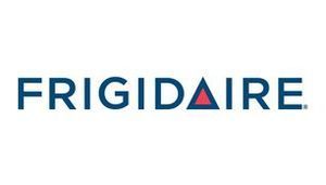 Frigidaire logo with blue text and a red triangle symbol.