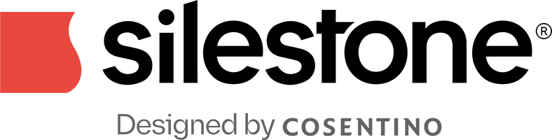 The logo for silestone is designed by cosentino.