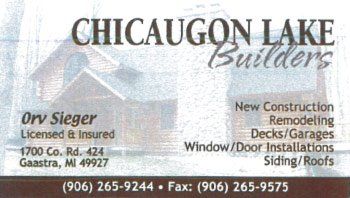 Chicaugan Lake Builders