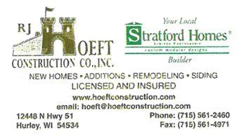 RJ Hoeft Construction Co Inc