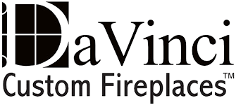 The logo for Da Vinci Custom Fireplaces.