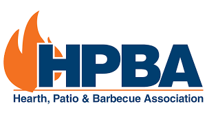 The logo for the Hearth Patio and Barbecue Association.