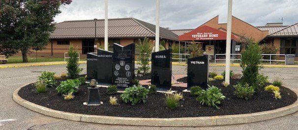 Veteran's home after landscaping